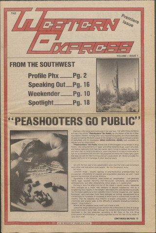 The Western Express, Vol 1, Number 1, (December, 1981)
