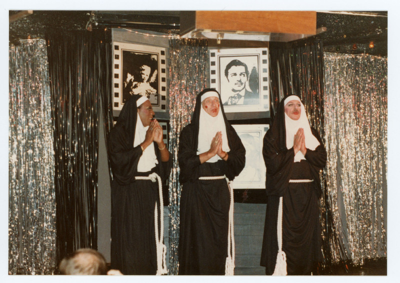 Men dressed as nuns