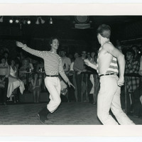 Two people dancing